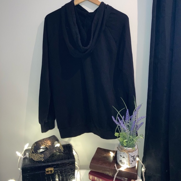 Forever 21 Black Hoodie - Picture 2 of 3